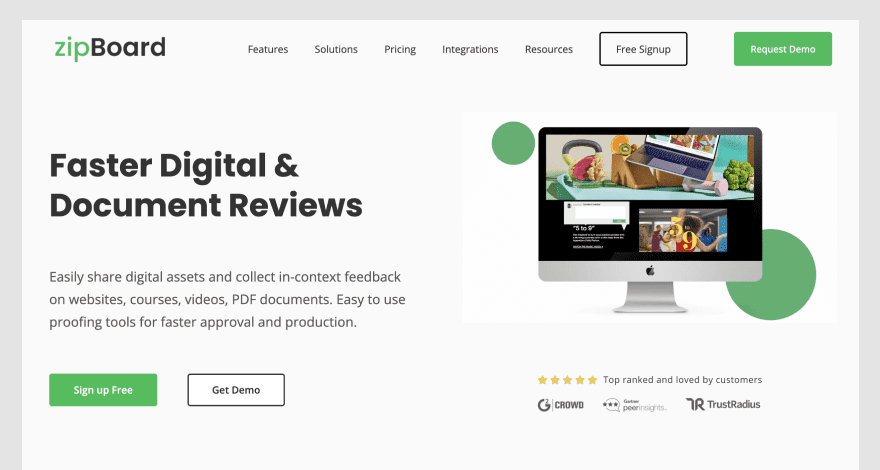zipBoard homepage