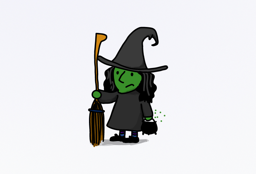 The confusing feedback witch