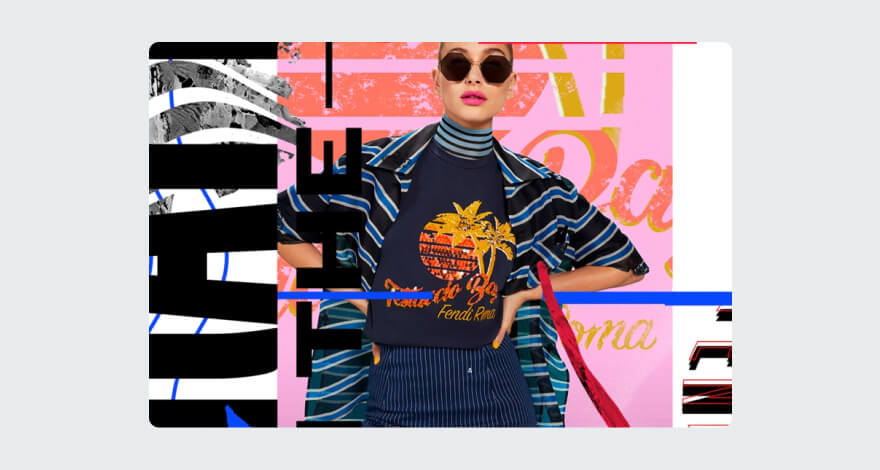 Maximalism graphic design trend